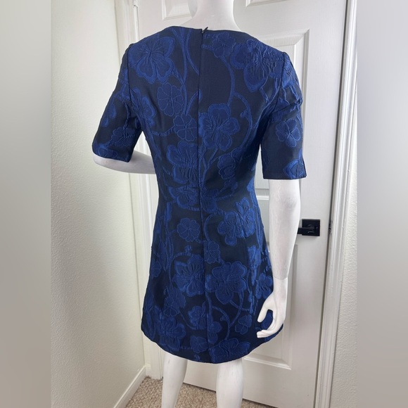Roberto Quaglia Elegant Blue Floral Dress #192 - Picture 5 of 13